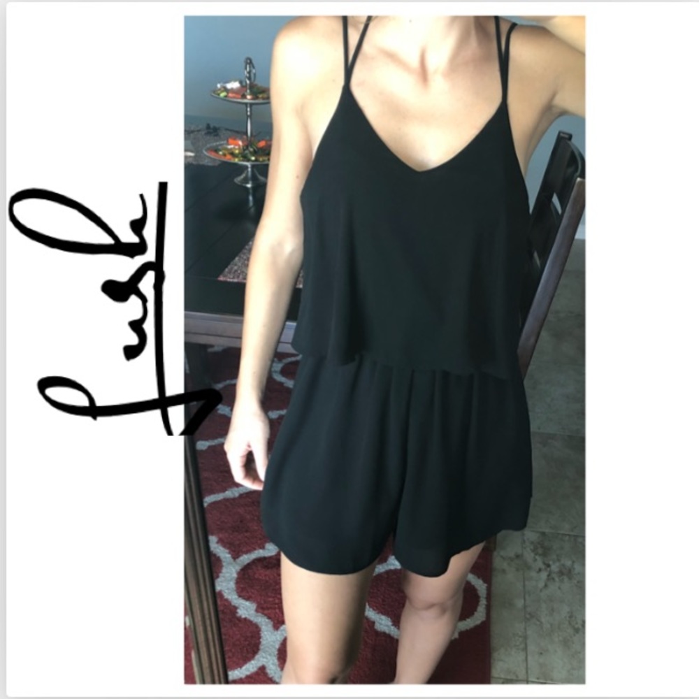 Black LUSH romper